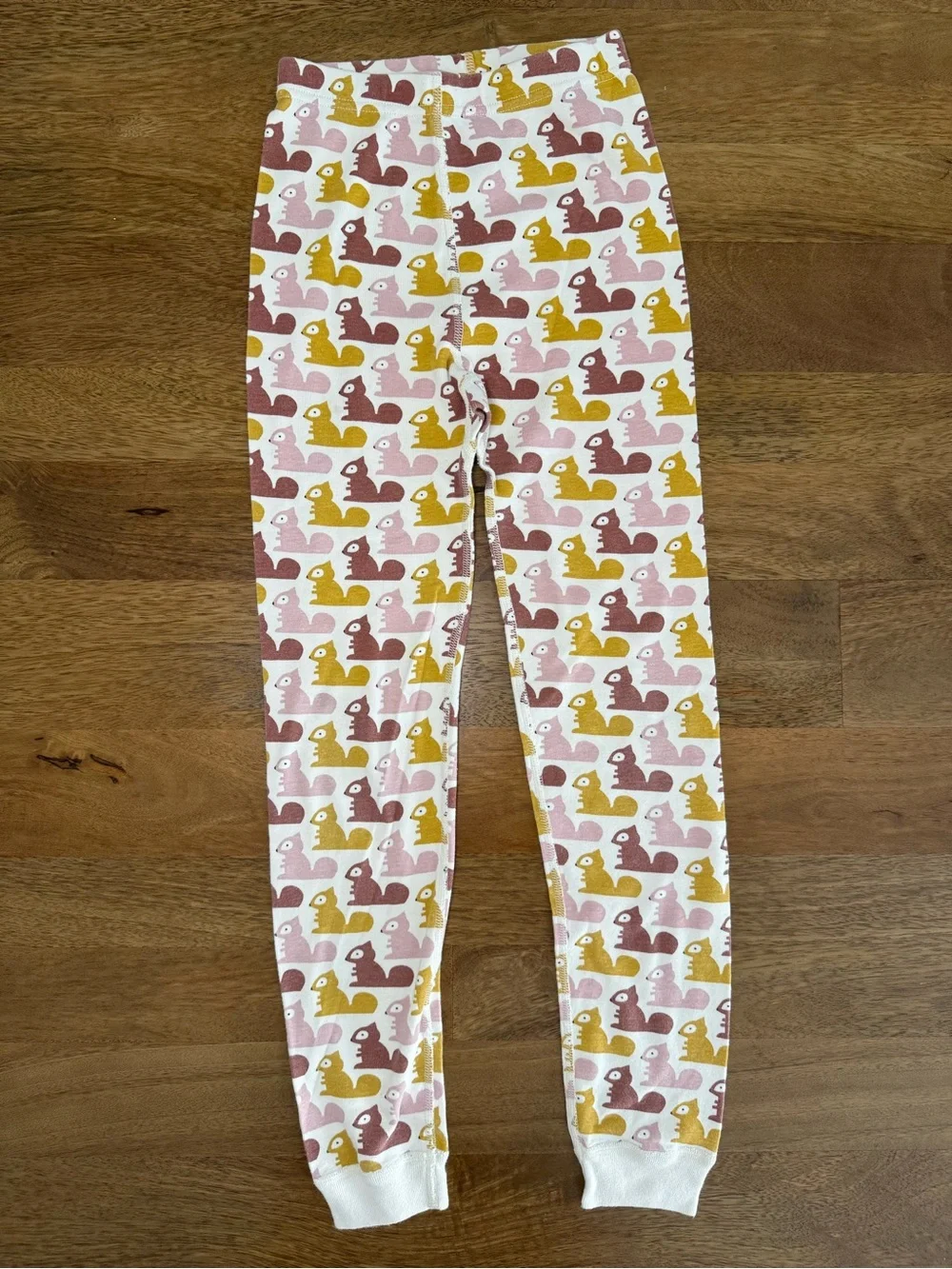 Hanna Andersson Two Piece Organic Cotton Squirrel Pajamas